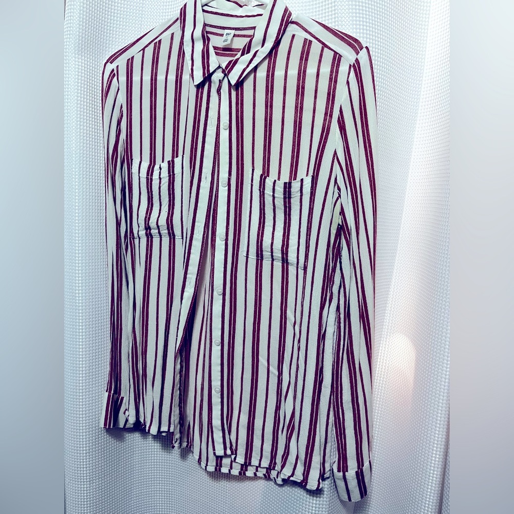 Long sleeve, button down, BP shirt, size Medium